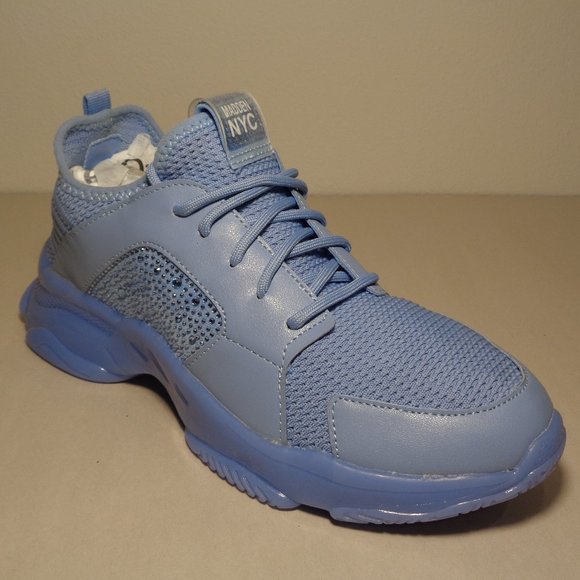 Madden NYC Size 6 M MAXIMA Blue Rhinestones Sneakers New Women's Shoes - Picture 5 of 16